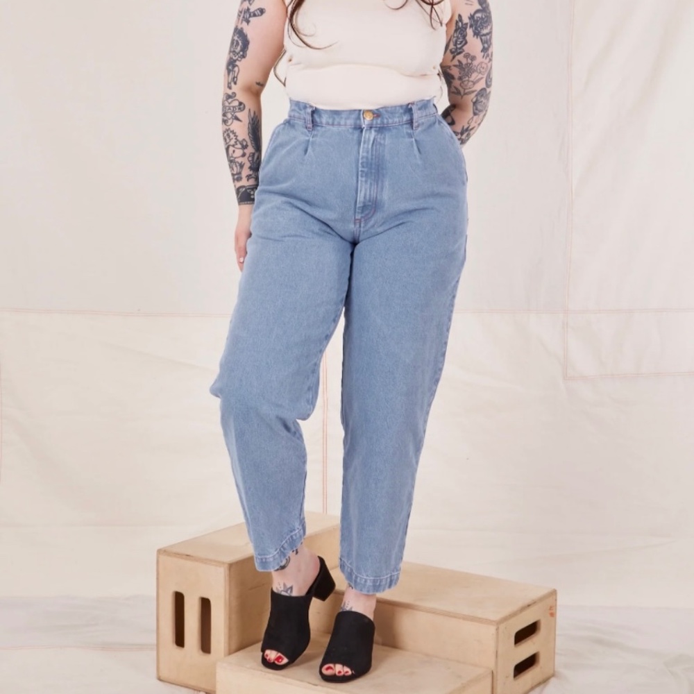 Big Bud Press Light Wash Trousers